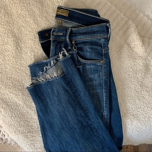 Mother Jeans Insider Crop Step Fray - Good Condition! Size 24 - Picture 8 of 11